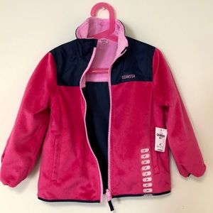 Oshkosh reversible fleece Jacket 4T Girls
